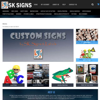 SK Signs & Labels - Safety Signs - Engraving - Printing & Vinyl Graphics