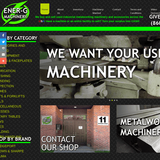 Ener-G Machinery Home Page -- An evolution of Industrial Surplus LLC.