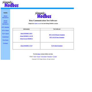 Data Communication Solutions - Simply Modbus Software