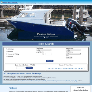 A complete backup of pacificboatbrokers.com