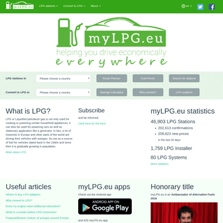 myLPG.eu - Save money save Earth