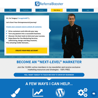 Referralbooster - HowToGetRef - Incognito007 - Tanguy Hubner