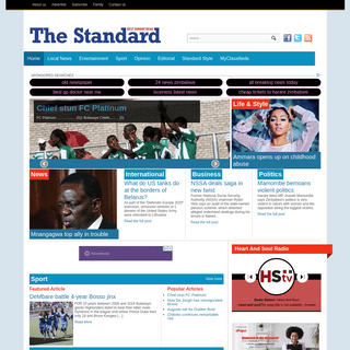 A complete backup of thestandard.co.zw