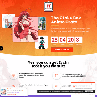 The Otaku Box: The Only Anime Crate With Personalization and More!