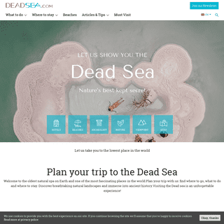 The Dead Sea - Find Places to Stay, Travel & Explore at DeadSea.com