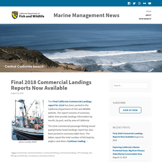Marine Management News