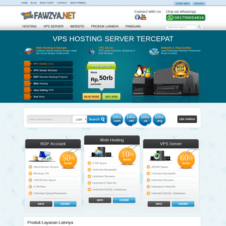  Fawzya.Net ~ VPS Hosting Server Tercepat | Domain | Website | More...Fawzya.Net