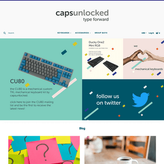 Mechanical Keyboards,  Keycap Sets and Group Buys  | capsunlocked