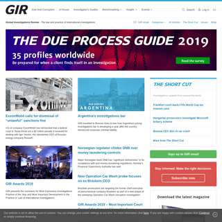 Global Investigations Review – GIR