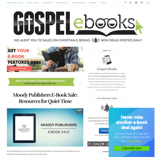 Gospel eBooks | Free & Discount Christian e-Books