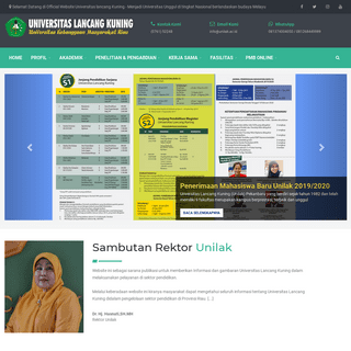 Website Resmi Universitas Lancang Kuning - Universitas Kebanggaan Masyarakat Riau