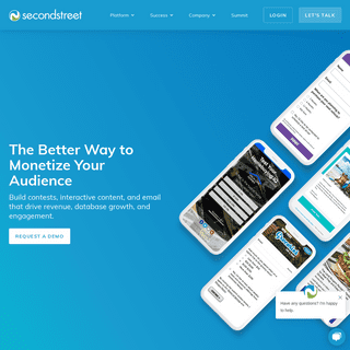 Second Street | Monetize Your Audience