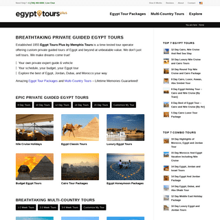 Egypt Tours Plus [Private Guided Egypt Tours Since 1955]