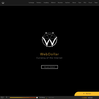 A complete backup of webdollar.io