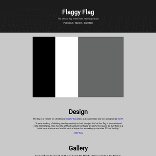 Flaggy Flag - The official flag of the Hello Internet podcast