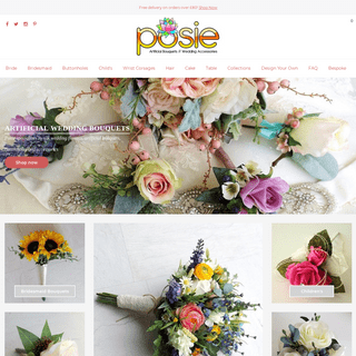 Artificial Wedding Flowers - Silk Flower Bouquets & Buttonholes - Posie