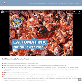 La Tomatina Official Tour & Tickets + La Tomatina Official Pre & After Party.