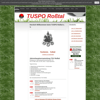 Herzlich Willkommen beim TUSPO Roßtal e. V. - Tuspo Roßtal