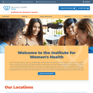Institute for Women's Health | IFWH | Womens Health TX