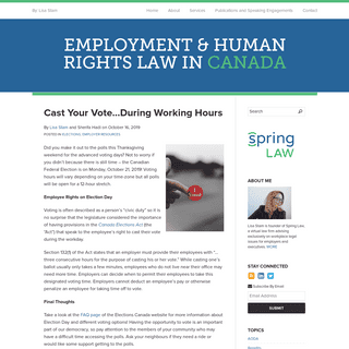 A complete backup of canadaemploymenthumanrightslaw.com