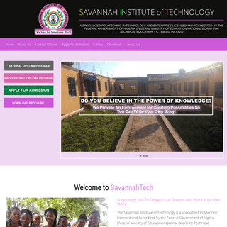 Official Website of Savannah Institute of Technolgoy