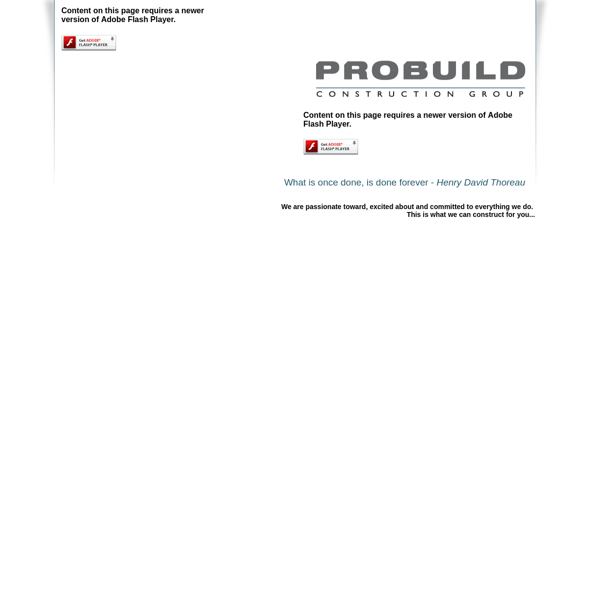 A complete backup of probuild.co.za