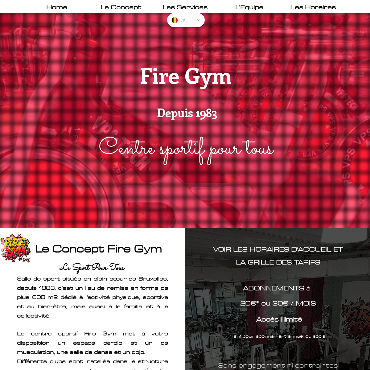 Fire Gym | Jette | Sport pour tous