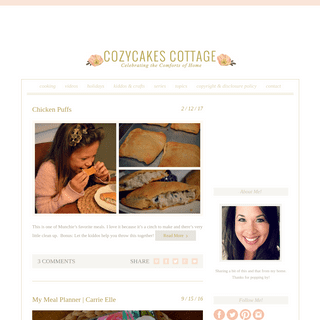 Cozycakes Cottage | Celebrating the Comforts of Home