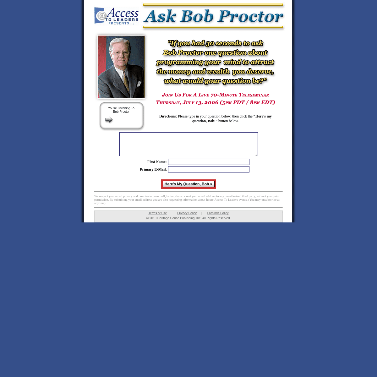 A complete backup of askbobproctor.com