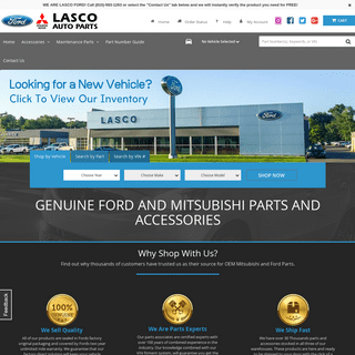 Lasco Auto Parts | Ford OEM Parts Online | Mitsubishi OEM Parts | Ford Parts Direct
