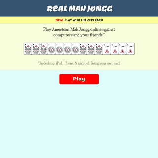 A complete backup of realmahjongg.com