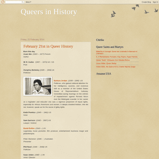 A complete backup of queerhistory.blogspot.com