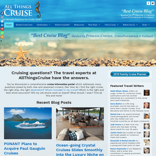 Cruise Information Portal – AllThingsCruise