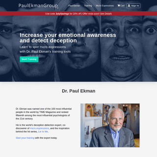 Homepage - Paul Ekman Group