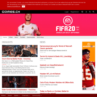 Artikel und Gaming News aus der Schweiz / games.ch