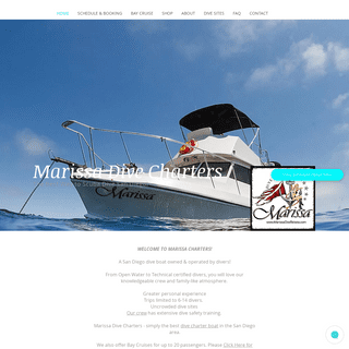 Marissa Charters | Charter Boat | Scuba Dive San Diego