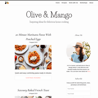 Olive & Mango - Inspiring ideas for delicious home cooking