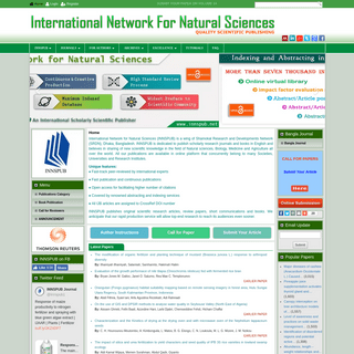 International Network for Natural Sciences- Research Journal Network