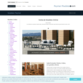 Muebles Online y en Cartagena/Murcia - Muebles Peymar