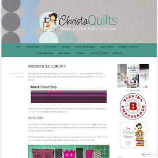 A complete backup of christaquilts.com