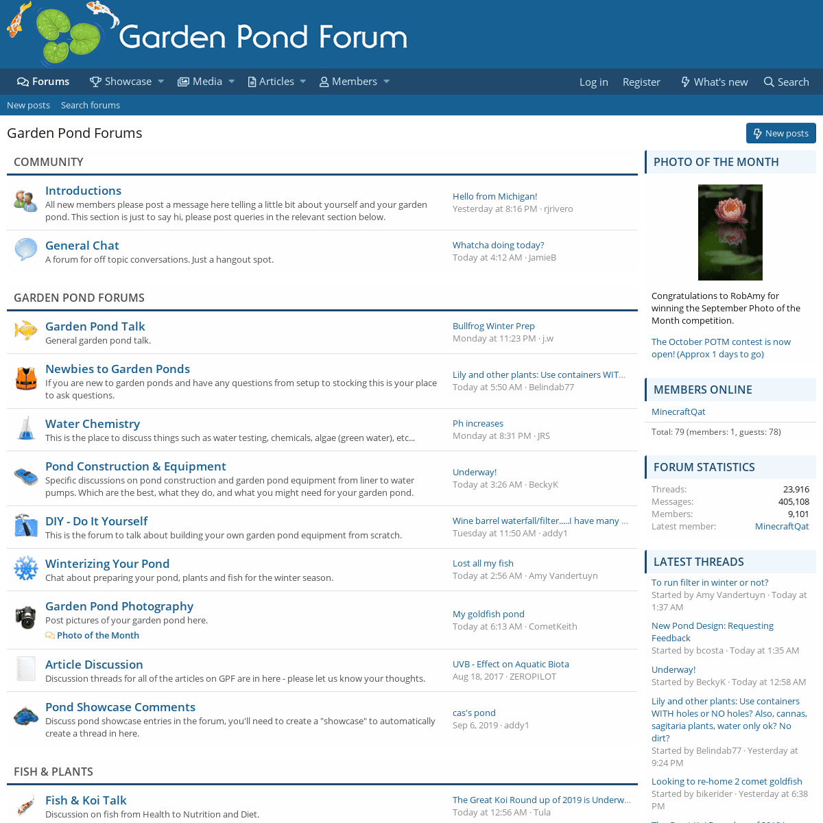 Garden Pond Forums