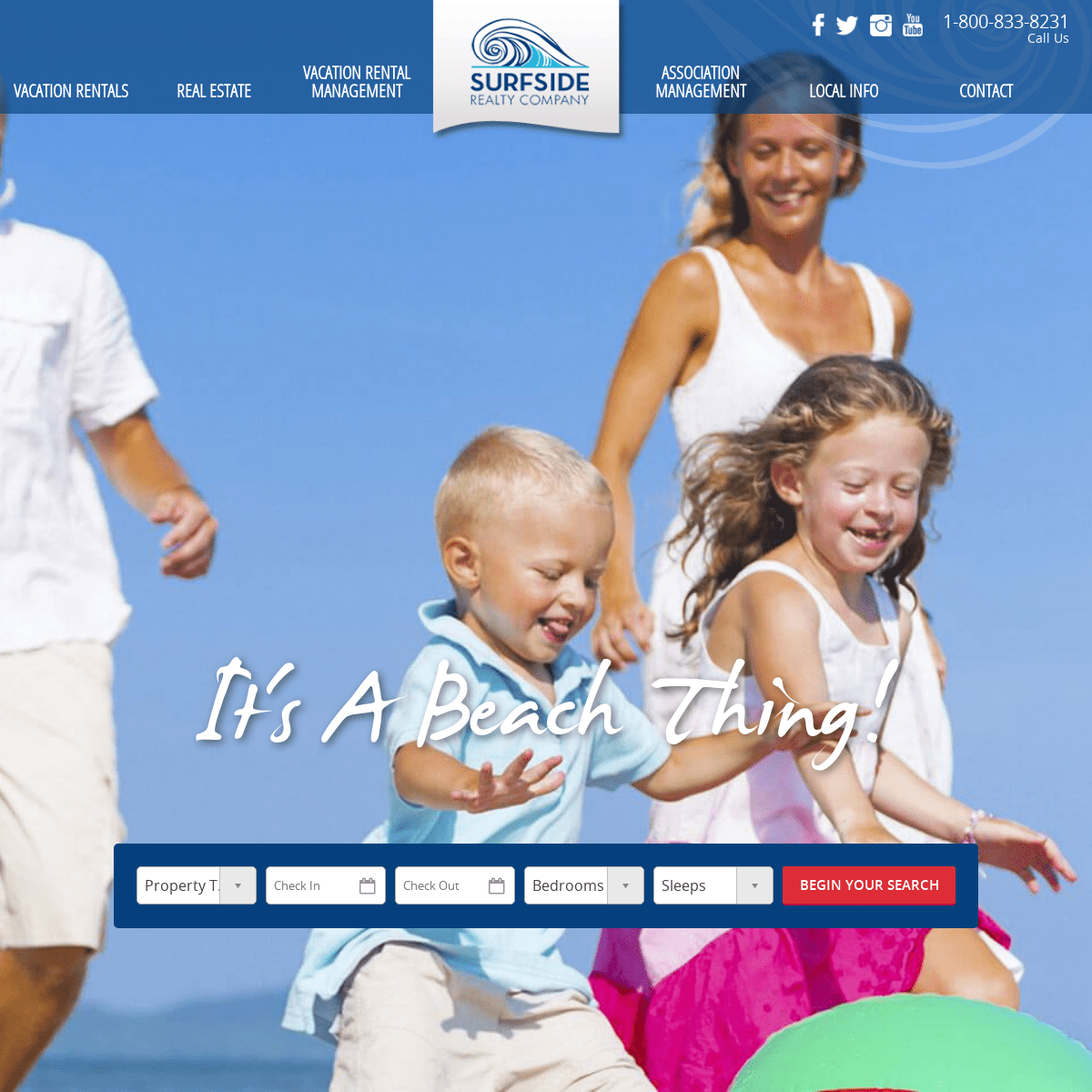 Surfside Beach Rentals & Vacations - Surfside Realty