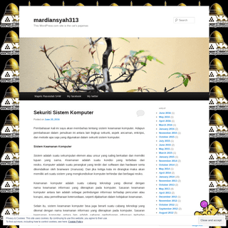 mardiansyah313 | This WordPress.com site is the cat’s pajamas