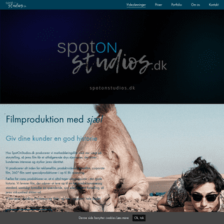 Filmproduktion | Med sjæl og historie → SpotOnStudios.dk