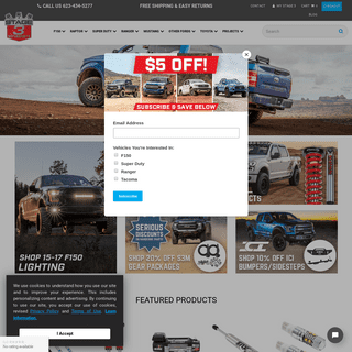 1997-2019 F150 & Super Duty Performance Parts - Free Shipping!