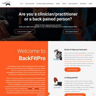 Back Pain Rehabilitation, Injury Prevention & Exercises - BackFitPro.com