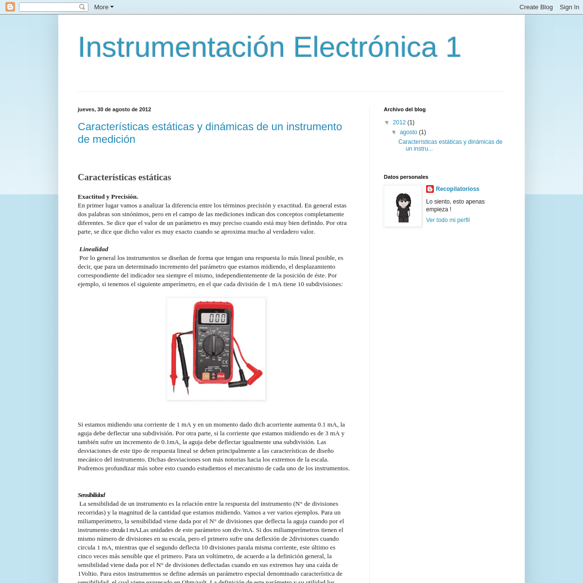 Instrumentación Electrónica 1