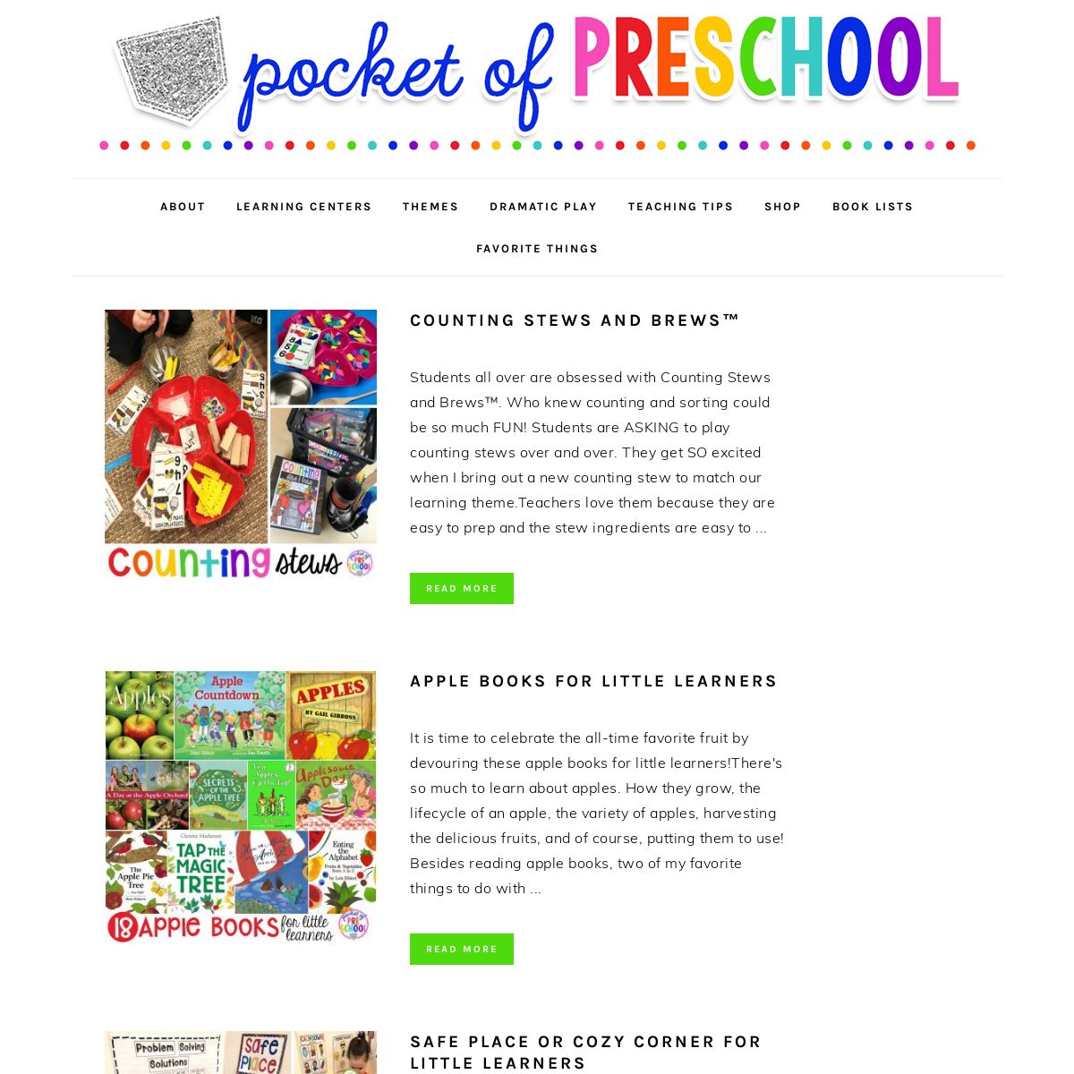 Home - Pocket of Preschool