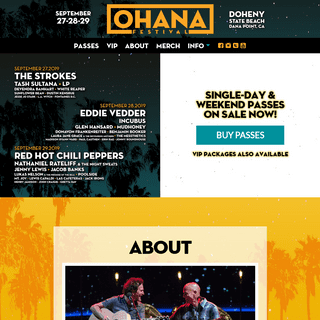 OHANA DANA POINT | Ohana Dana Point is a music festival at Doheny State Beach in Dana Point, CA September 8, 9, & 10 ft. Edd