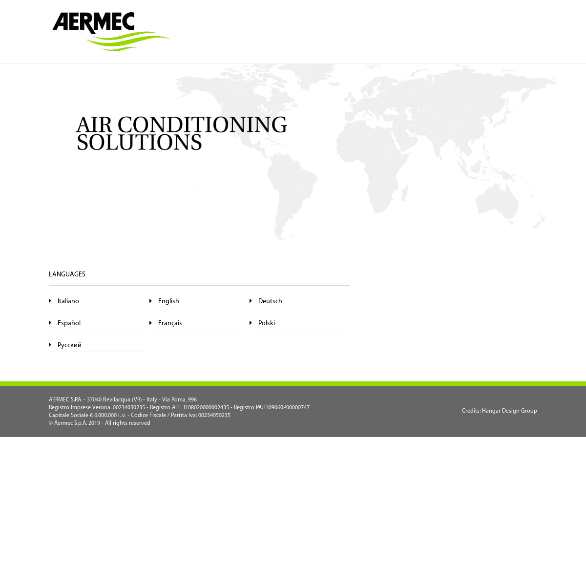 A complete backup of aermec.com